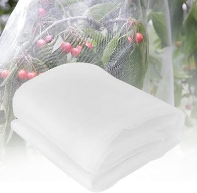 Insectennet - 3 x 6 m - Fijnmazig insectengaas voor tuin en planten - Moestuinnet - Plantennet - Anti-vogel net - Fruitnet - Insectengaas tegen koolvliegen en anderen - Netten - Fijnmazig tuinnet Groentenet - Gewasbescherming - Tuinspullen - Wit