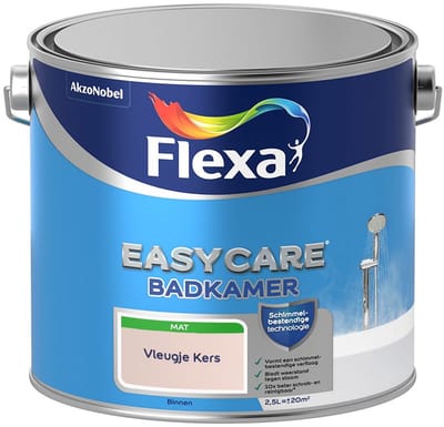 Flexa - Easycare Badkamer - Vleugje Kers - Mengverf - 2,5 L