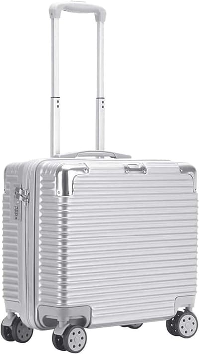 Reis Koffer - Handbagage Trolley - Veilig Reizen - Combinatie Slot - 41x23x41.5cm - Zwart