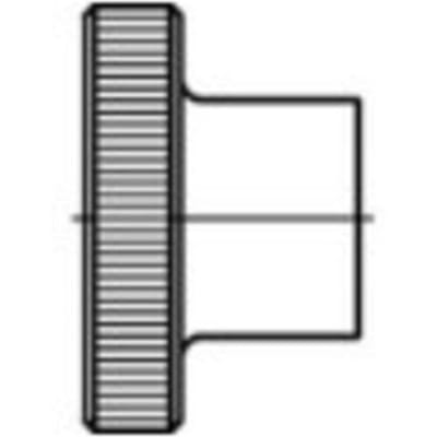 TOOLCRAFT 107569 Kartelmoeren M5 DIN 466 Staal 100 stuk(s)