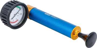 Afperspomp met manometer - Drukpomp testpomp - Leidingen afpersen - Met rubberen bescherming - 39 x 25 x 8 cm
