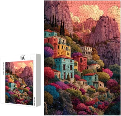 Houten Puzzel - 1200 Stukjes - Ontspanning en Decoratie - Precisie Gesneden - 75 x 50 cm - Multicolor