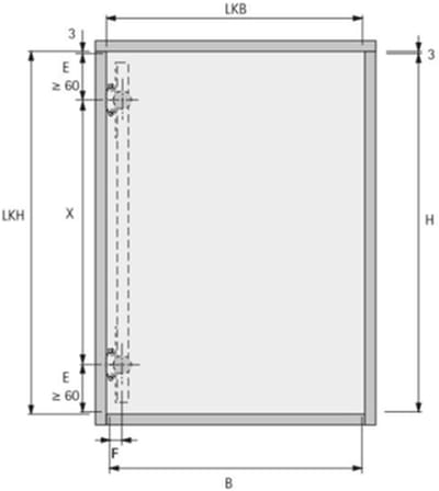 Hettich Draaischuifdeur systeem 700 mm