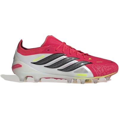 adidas Predator Elite AG Lucid Red Core Black Unisex Voetbalschoenen Core-Black Cloud-White JS0419 43⅓