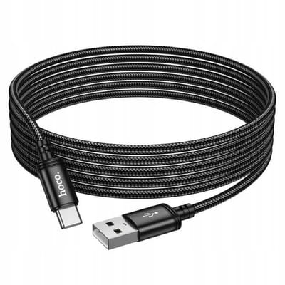 Hoco X91 Radiance USB-C Kabel - 3m - Zwart - Snelladen & Data