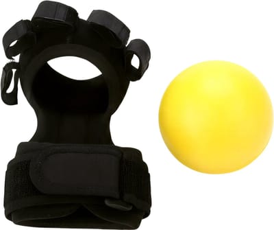 Verstelbare Vingergrijper – Krachttraining Bal – Handgreep Oefening – Hemiplegie Revalidatie – Handkracht Verbeteren – Onderarm en Vingers Trainen – Ergonomisch en Duurzaam – Compact en Draagbaar