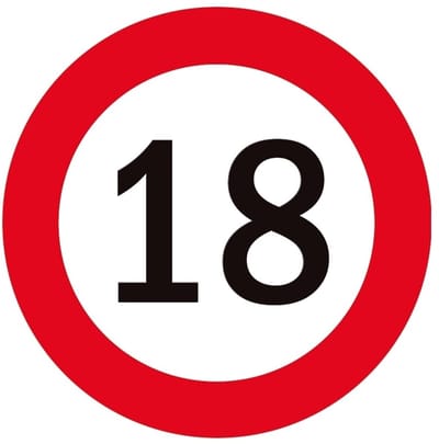 Bellatio Decorations 18 jaar onderzetters/bierviltjes - 50x stuks - Sweet 18 - verjaardag - feestartikelen - karton