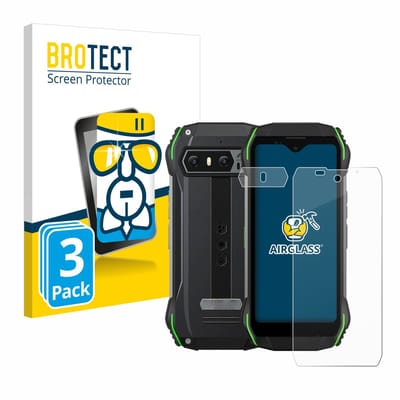 Screenprotector 3 Stuks voor Blackview N6000 (Voor+Camera) Beschermglas transparant
