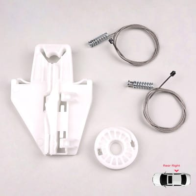 BWR641 Elektrische Raammechanisme Reparatieset Achterdeur Rechts voor Skoda Fabia MK1 1999-2008 4/5 Deurs Praktik Bestelwagen 6Y0839462