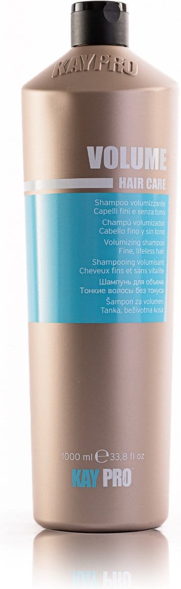 KayPro Volume Shampoo 1000ml - Volume hair plus - Voor fijn futloos haar - Onmiddelijk meer volume - Geeft meer volume aan alle haartypes