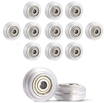 Dailygoods- Wielen set van 13 - Polycarbonaat - 625zz - V-slot vervangingen - Duurzaam - Buitendiameter 24mm - 3D-printerrollen