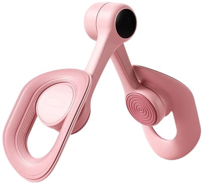 GELLDG Trainer geschikt voor de bekkenbodemspieren van de vrouw - Dijtrainer - Beenspieroefening - Legpress-apparaat geschikt voor thuis - Beentrainer -Fitnessapparatuur geschikt voor thuis - Roze