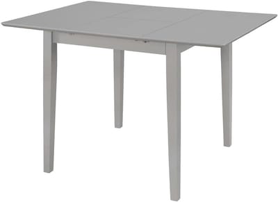 Uitschuifbare Eettafel - Verstelbare Tafel - Ruimte Creëren - Eenvoudig Uittreksysteem - 80-120 x 80 x 74 cm - Grijs
