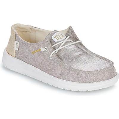 HEYDUDE - Wendy Metallic Sparkle Dames Instappers Gold - Maat 39