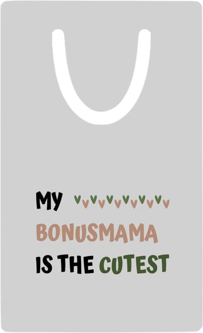 Hacebo® - my bonusmama is the cutest metalen boekenlegger- Mama - schattige bonusmoeder - Moeder cadeautjes - moederdag - verjaardagscadeau - verjaardag - cadeau - geschenk - kado - gift - moeder artikelen Bladwijzer boekenleggers - 7.6 cm x 5cm