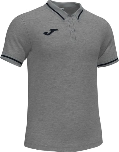 Joma Confort II Polo Heren - Donkergrijs Gemeleerd | Maat: S