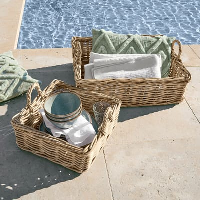 LOBERON Mand set van 2 Selwooden bruin