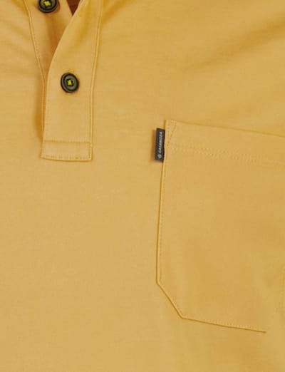 CASA MODA comfort fit heren polo - geel