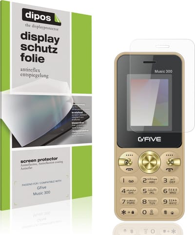 dipos – 4x Matte Beschermfolie geschikt voor GFive Music 300 | Krasbestendige & antireflecterende Screenprotector Ultra-Thin