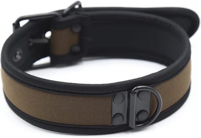Banoch - Lindo Collar Marrón Neoprene - halsband bruin neopreen - puppy play