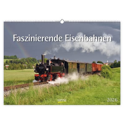 Faszinierende Eisenbahnen kalender - 2026