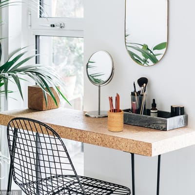 Handgeweven Rotan Pennenhouder Bekers Vlechtwerk Make-upkwast Opbergmand Keuken Kookgerei Organizer gray