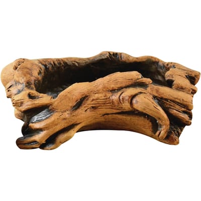 Cement Bloempot Vintage Imitatie Hout Plantenpot Tuin Decoratieve Succulentenpot voor Tuinieren black