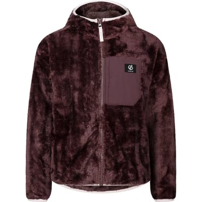 Dare2b Powder Fleece Met Volledige Rits Paars 5-6 Years Jongen