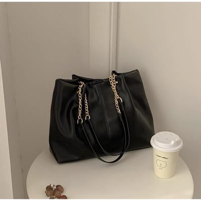 Niche Design Grote Capaciteit Matcha Groene Tote Bag voor Vrouwen  Modieuze One-shoulder Onderarmtas Veelzijdige Ketting Boodschappentas