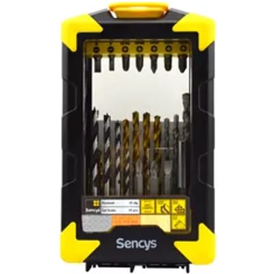 Sencys Boor- En Bitset - Voor Metaal/hout/kunststof/metselwerk - 35-delig