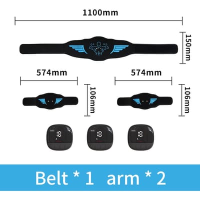Buikspier Fitness Vibratie Riem EMS Spierstimulator Elektrische Slimme ABS Trainer voor Lichaamsslim Afvallen Vet Verbranden Unisex