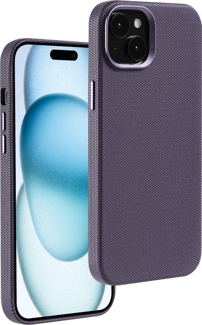 Hoesje Geschikt voor iPhone 15 Plus Rugged hoesje Paars - Duurzaam en Heavy Duty Beschermhoes voor Optimale Bescherming