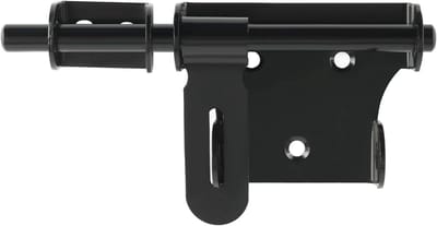 Meubelsloten - 3 stuks buitendeursloten deursloten, 15cm binnendeursloten schuifdeursloten, RVS buitendeursluitingen, zwart