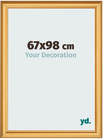 Your Decoration - Fotolijst 67x98 cm - MDF - Goud Mat - Lazio