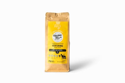 Herbafix Vertering met kip & pens 0,75 kg - Koudgeperste Hondenvoeding