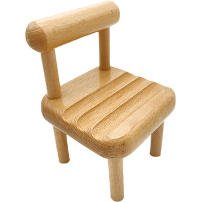 Houten Stoel Telefoonstandaard Schattige Mini Houten Stoel Vorm Telefoonhouder Standaard voor Mobiele Telefoon Celtelefoon Smartphone