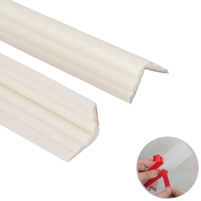 Dailygoods - Flexibele randband - Zelfklevend - Bescherming voor meubels - 3 meter - Vloertransitie tape - Geschikt voor badkamer en keuken - 20mm breed
