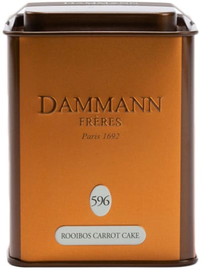 Fruit- en kruidenthee Dammann Frères Rooibos Carrot Cake, 100 g
