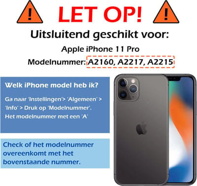 Screenprotector - Geschikt voor Apple iPhone 11 Pro - Full Cover - Gehard Glas - Beschermglas - Tempered Glass - Screen Protector