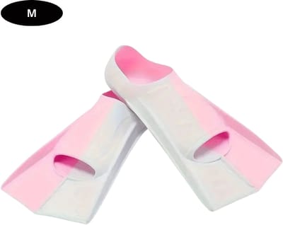 Bovista Zwemvliezen Voor Kinderen & Volwassenen - Flippers - Zwemflippers - Snorkelset - Roze/Wit - Maat M