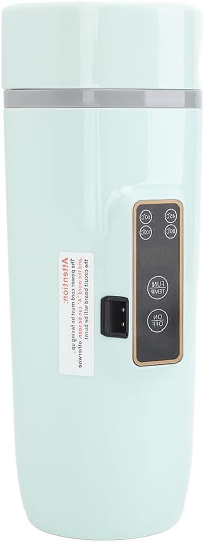 Elektrische Waterkoker - Reis Koker - Onderweg Drankjes - Intelligente Temperatuur - 350 ml - Zwart