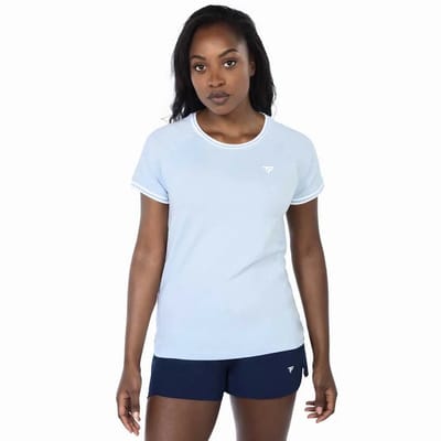 Tecnifibre Team Stretch T-shirt Met Korte Mouwen Blauw L Vrouw