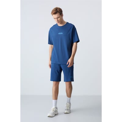 Heren Oversized T-Shirt en Shorts Set