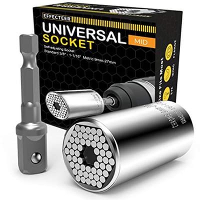 Universele zelfinstellende socket voor 3/8" - 1-1/16" (9mm-27mm)
