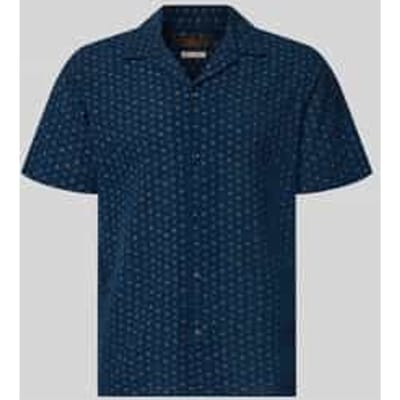 regular fit vrijetijdsoverhemd van mix van katoen en linnen model 'SUMMER'