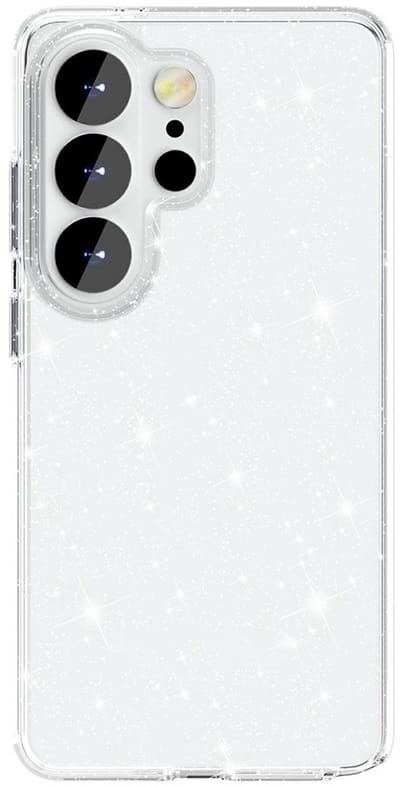 Coverup Hoesje - Geschikt voor Samsung Galaxy S26 Ultra Hoesje - Coverup Glitter TPU Back Cover - Transparant