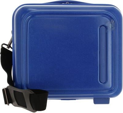MANDARINA DUCK Cosmetische tas Logoduck + Glitter Beauty Case Glitter Blue Blauw