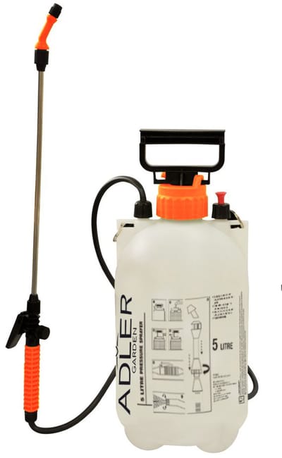 Handmatige Drukspuit 5 Liter – Druksproeier - Tuinsproeier met Spuitlans – Schouderband – Verstelbare Sproeikop