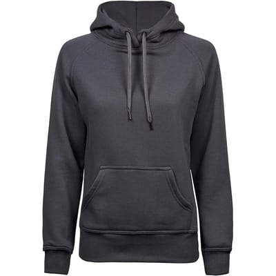 Tee Jays - Hooded Sweatshirt dames - Dark Grey (Solid) maat S