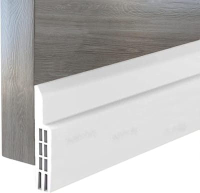 Tochtstopper voor deuren - zelfklevend - 5 x 100 cm - geluidsisolatie - wit